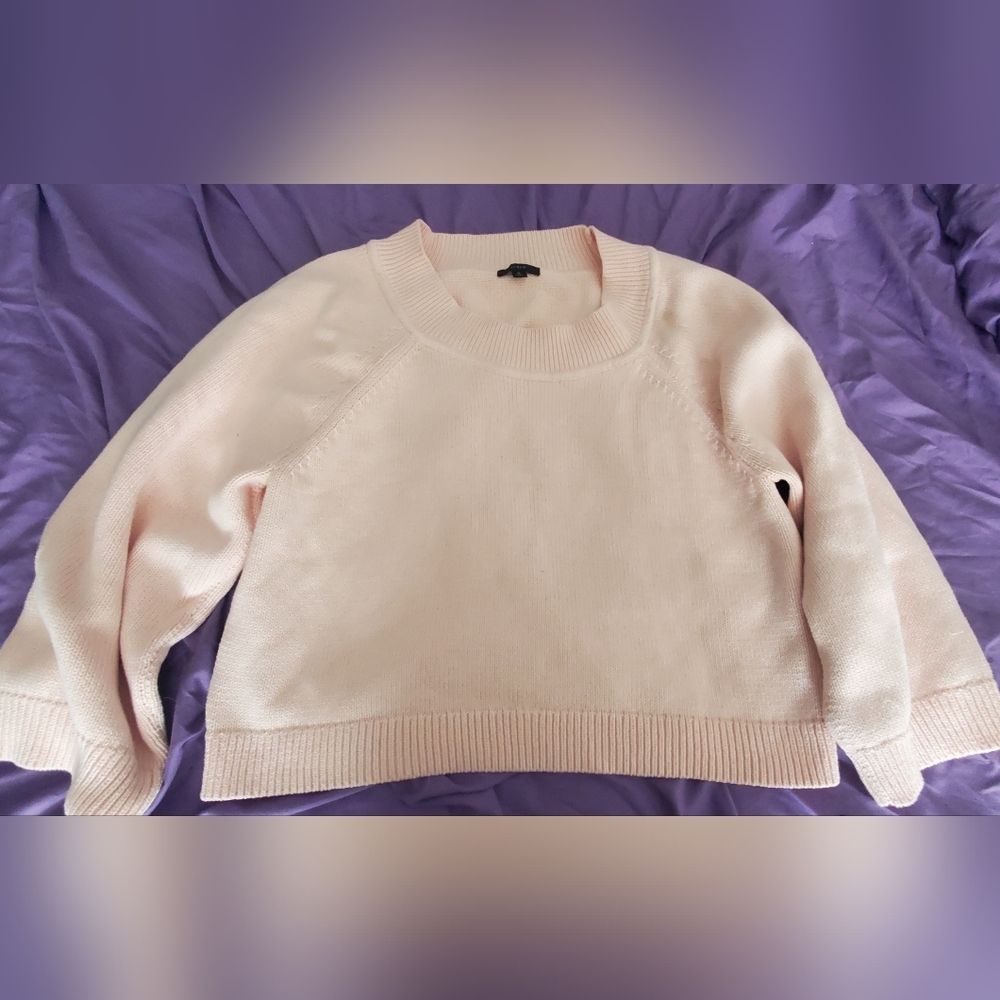 J. Crew Oversized Pink Sweater